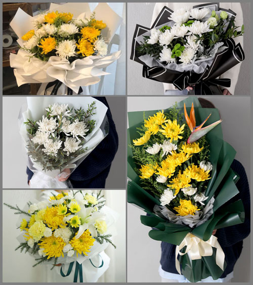 安徽阜阳市颍上县江店孜镇新姜岳村白事花束代送